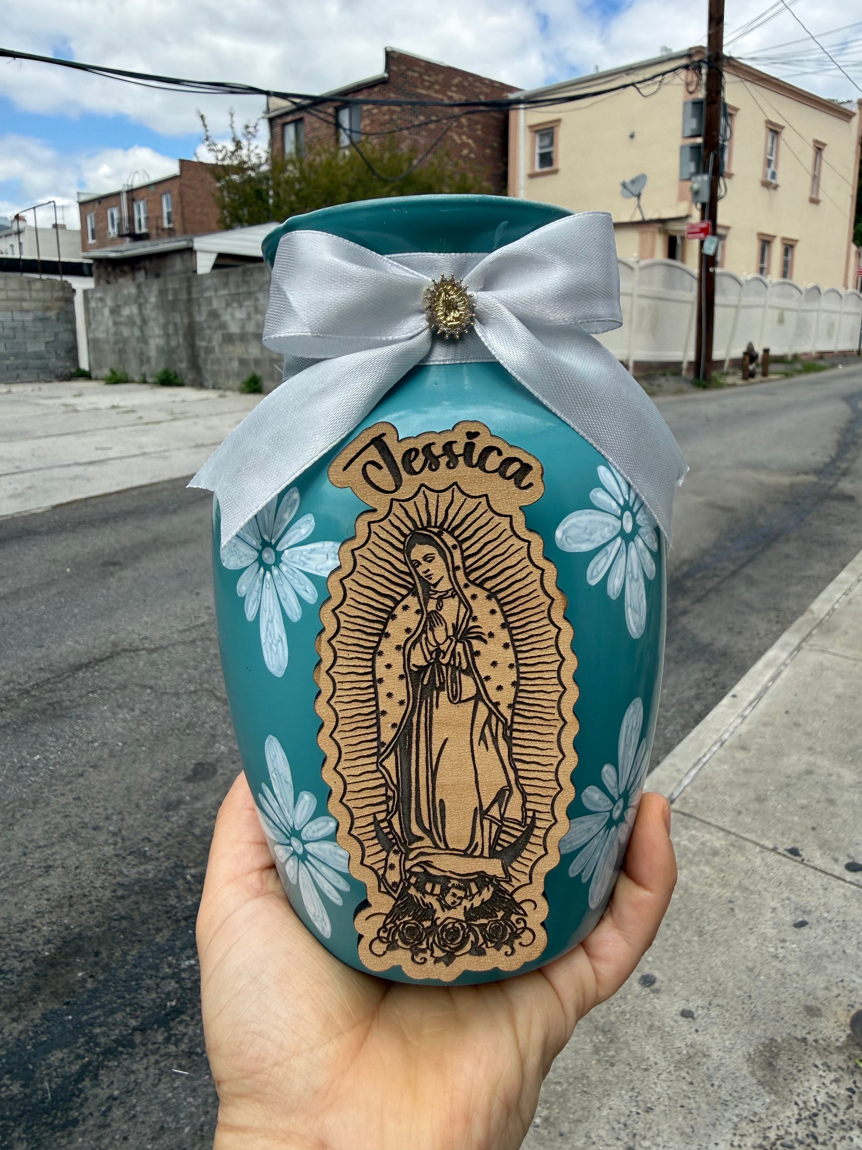 Virgencita Vases 10 piece Bulk buy