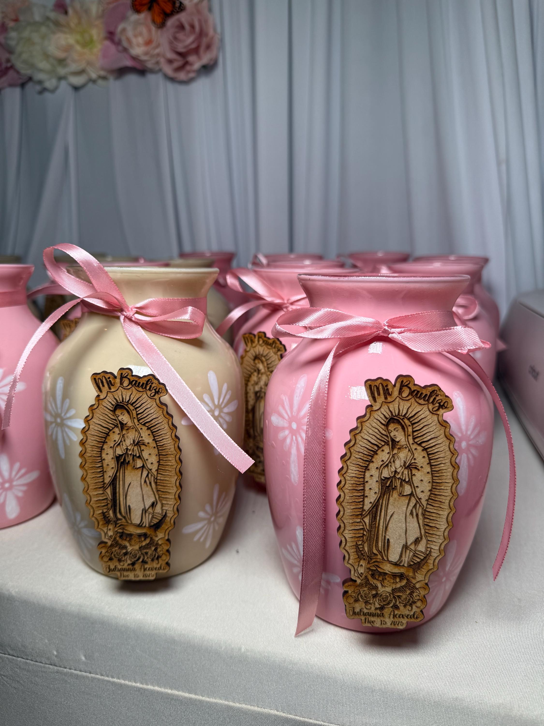 Virgencita Vases 7.5" Bulk buy