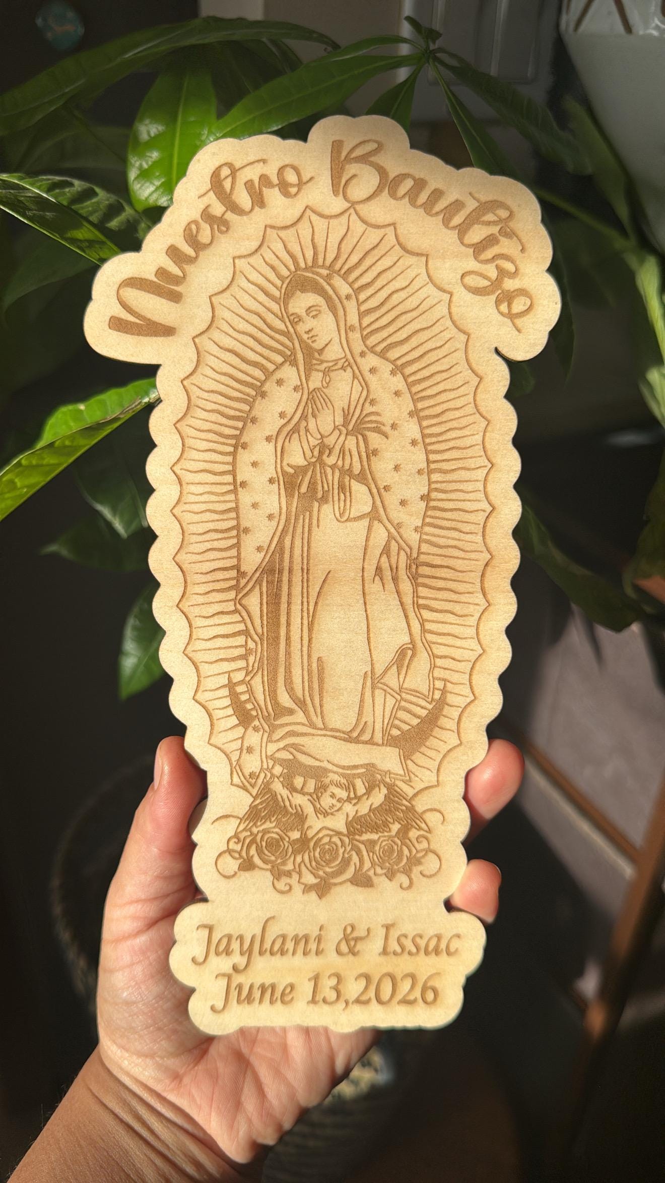 VIRGENCITA 8" Custom Wood Plaque