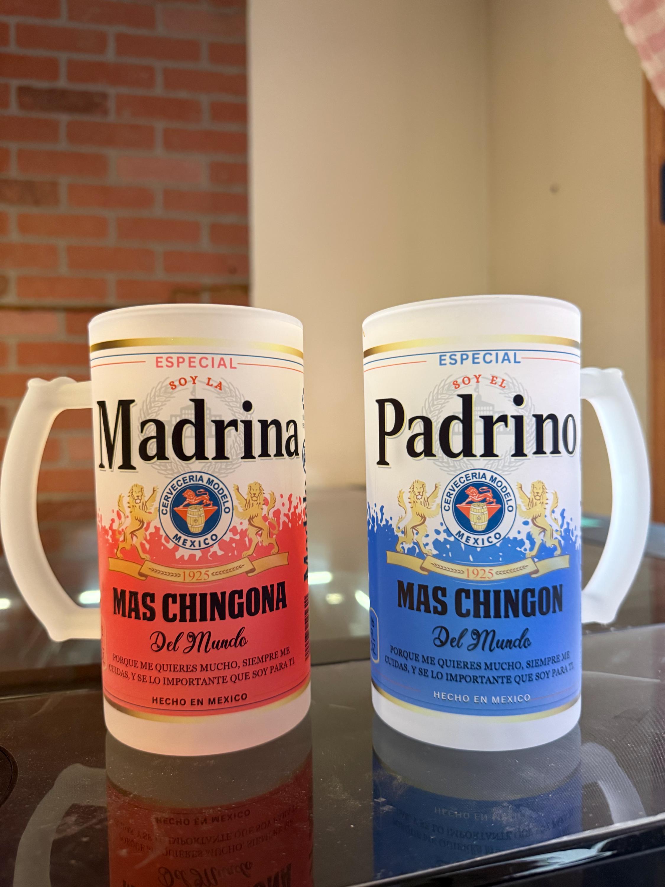 Padrino Beer mugs
