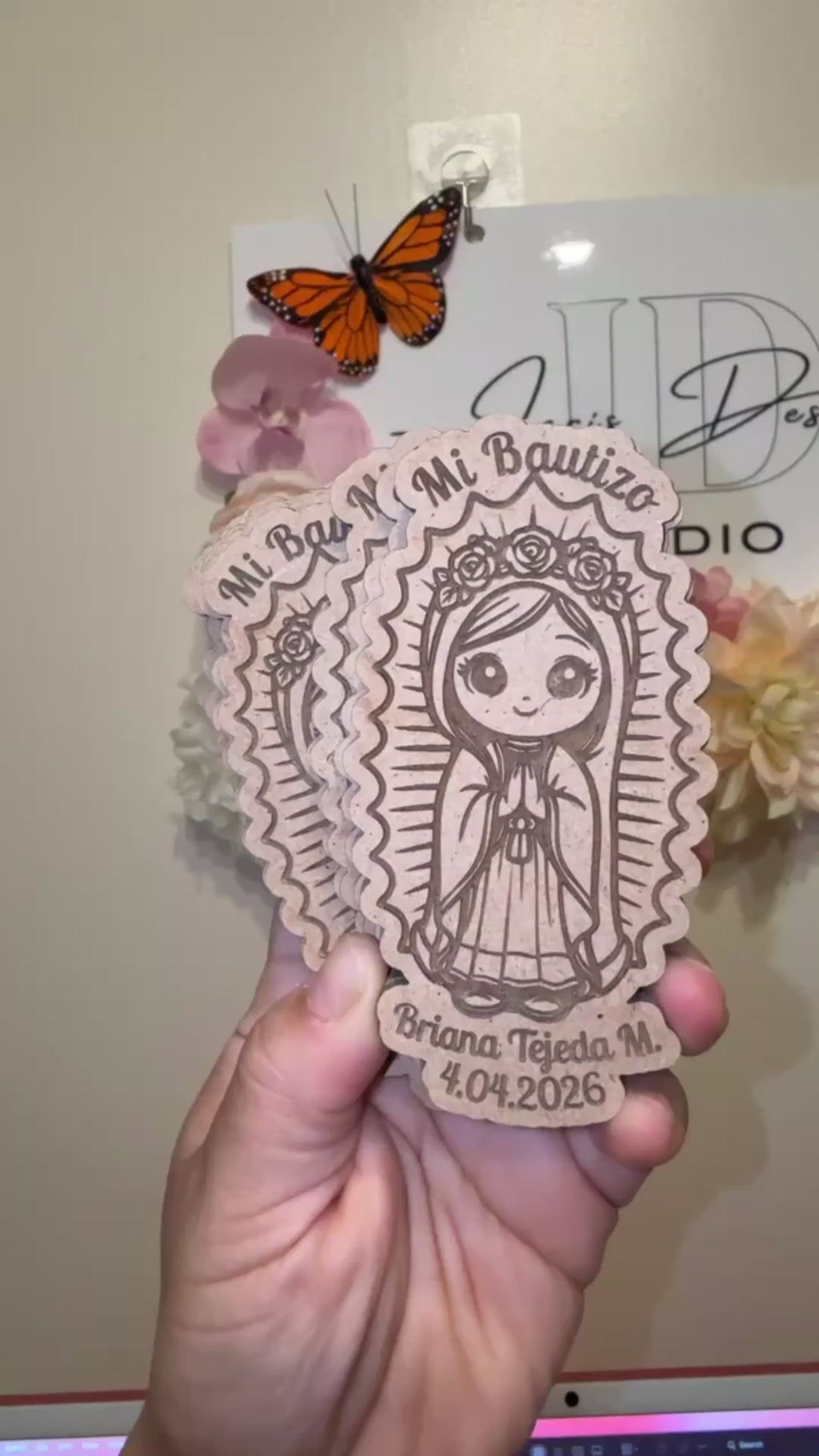 Virgencita Custom Wood Plaque