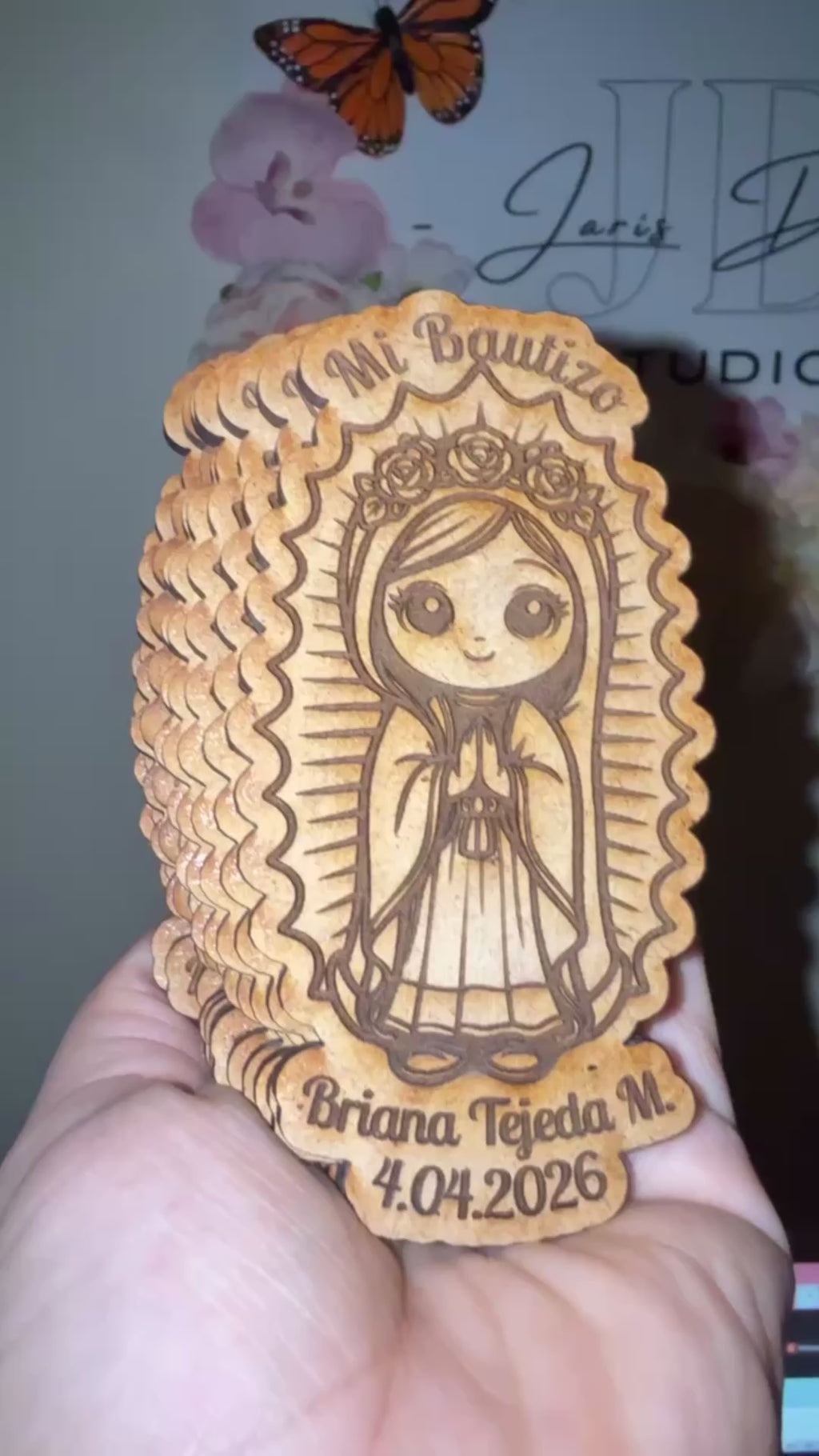 Virgencita Custom Wood Plaque